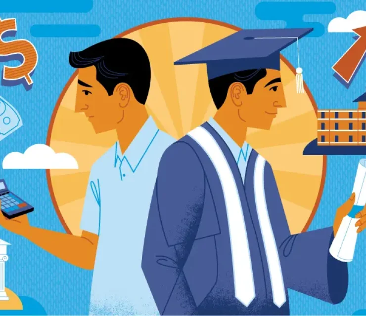 What is the difference between university degrees and professional degrees?